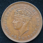 5 центов 1944 год  Маврикий