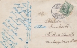 Почтовая карточка  Германия "Поздравляю с Днем Рождения!"