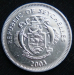 25 центов 2003 год Сейшелы