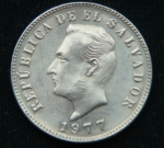 5 сентаво 1977 год Сальвадор