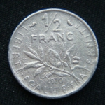 1\2 франка 1970 год