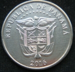 1\4 бальбоа 2016 год  Панама   100 лет строительству Панамского канала. Век объединяя мир, 1914-2014