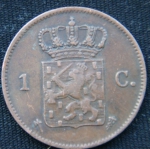 1 цент 1876 год Нидерланды