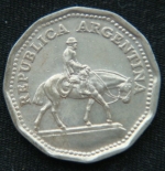 10 песо 1963 год Аргентина