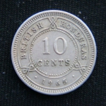 10 центов 1965 год Британский Гондурас
