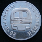 5 долларов 1999 год Либерия Transrapid 08