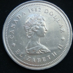 1 доллар 1982 год 115 лет конституции Канады
