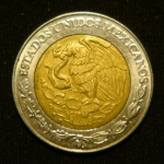 5 песо 2001 год Мексика