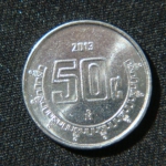 50 сентаво 2013 год Мексика