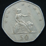 50 пенсов 1969 год