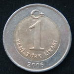 1 новая лира 2006 год