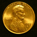 1 цент 1977 год D