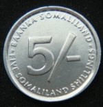 5 шиллингов 2002 год Сомалиленд