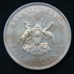 5 шиллингов 1968 год Уганда ФАО