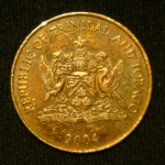 5 центов 2004 год Тринидад и Тобаго
