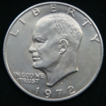 1 доллар 1972 год  США