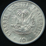 10 сантимов 1975 год Гаити ФАО