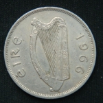 1\2 кроны 1966 год Ирландия