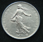 1 франк 1960 года