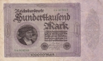 100000 марок 1923 год
