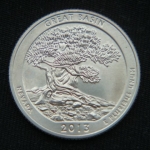 25 центов 2013 год S  Национальный парк Грейт-Бейсин