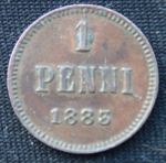 1 пенни 1883 год