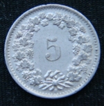 5 раппенов 1967 год Швейцария
