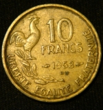 10 франков 1953 год