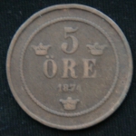 5 эре 1874 год
