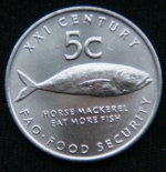 5 центов 2000 год Намибия ФАО