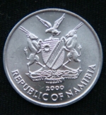 5 центов 2000 год Намибия ФАО