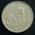 200 шиллингов 2014 год Танзания
