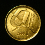 5 песет 2000 год Испания
