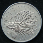 50 центов 1981 год Сингапур
