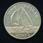 1 доллар 2002 год Бермуды