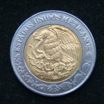 1 песо 2013 год Мексика