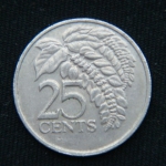 25 центов 1983 год Тринидад и Тобаго
