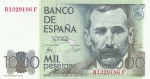 1000 песет 1979 год Испания