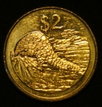 2 доллара 2002 год ЗИМБАБВЕ