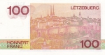 100 франков 1993 год Люксембург