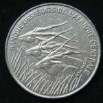 100 франков 2003 год Центральная Африка