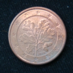1 евроцент 2009 год F