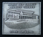 Плакета 1967 год Франция Дворец спорта имени Мориса Терезаа