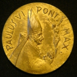 Медаль 1975 год Павел Второй