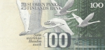 100 марок 1986 года  Финляндия