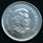 25 центов 2005 год Канада Год Ветеранов