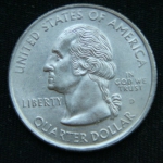 25 центов 1999 год Квотер штата Нью-Джерси