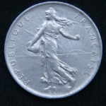 1 франк 1970 года