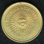 10 сентаво 2007 год Аргентина