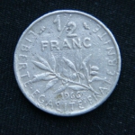 1\2 франка 1966 года